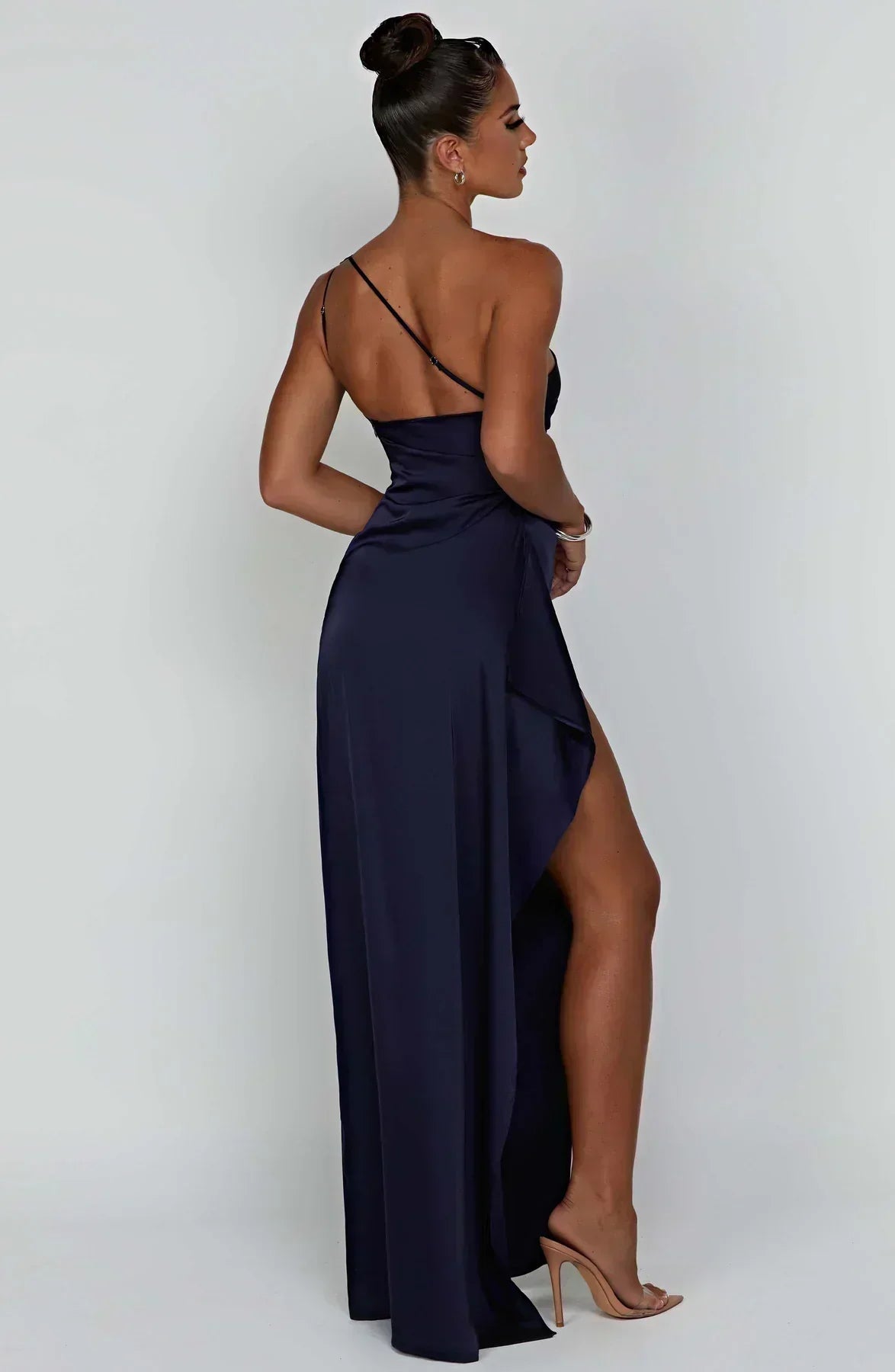 Stylish Formal Party Asymmetric Evening Dress for Women