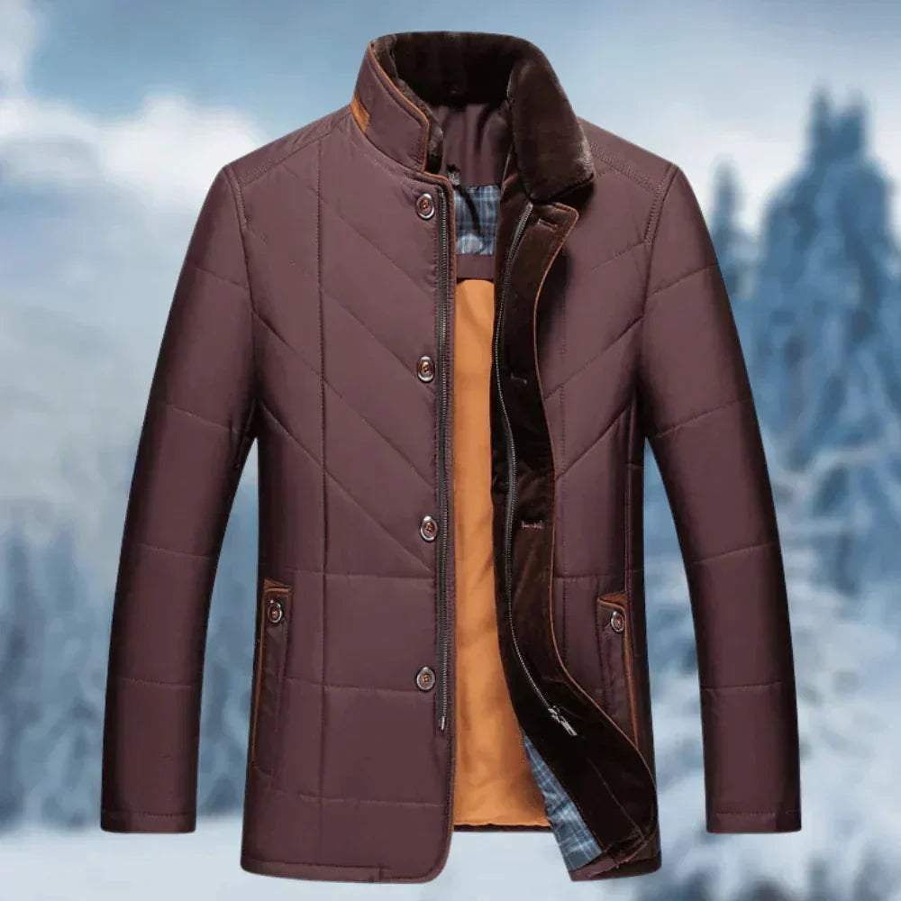 Men’s Versatile Thermal Quilted Insulation Winter Coat